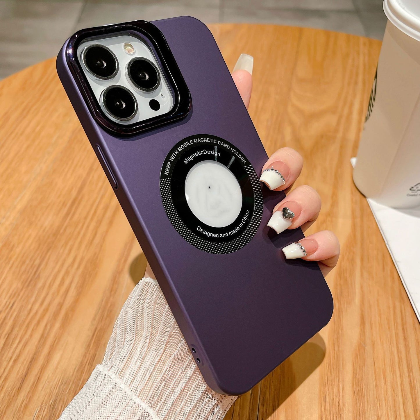 Fashion Frosted Magnetic Suction Phone Case Protector