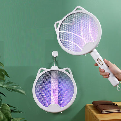 Foldable Four-in-one Household Multifunctional Electric Mosquito Swatter