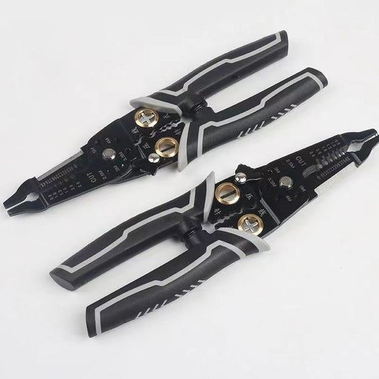 Multifunctional Electrician Pliers For Stripping, Winding, Crimping, And Breaking Wires