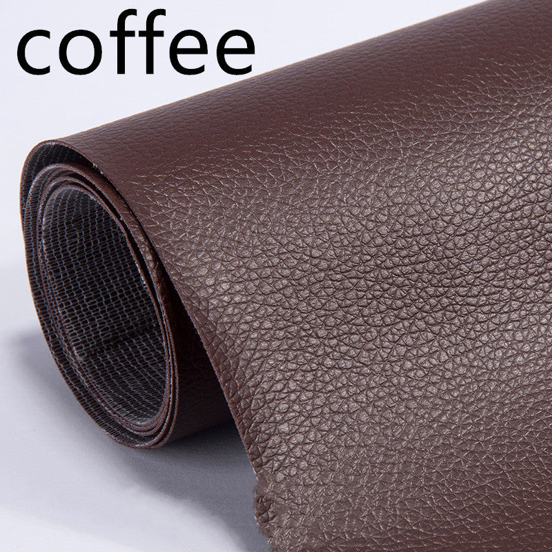 Self-adhesive Leather Fabric Soft And Hard Bag Pvc Artificial Leather Back Glue