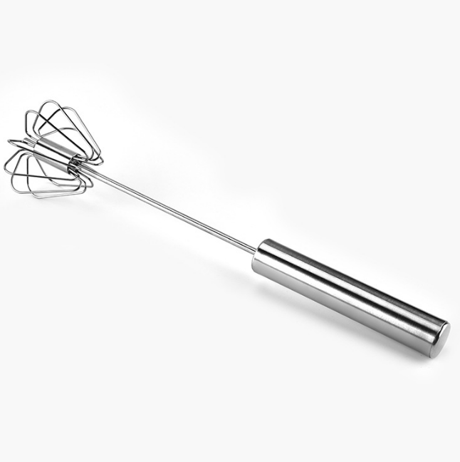 Stainless Steel Hand Pressure Rotary Semi-automatic Whisk