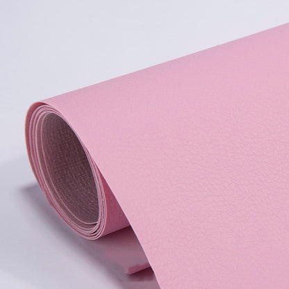 Self-adhesive Leather Fabric Soft And Hard Bag Pvc Artificial Leather Back Glue