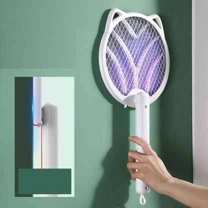 Foldable Four-in-one Household Multifunctional Electric Mosquito Swatter