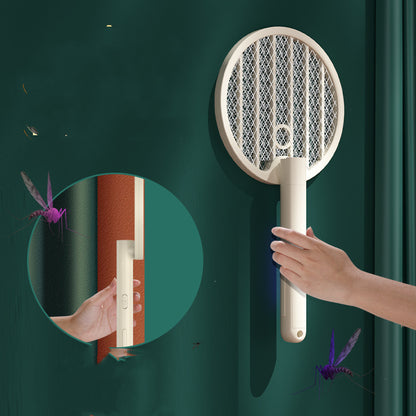 Four-in-one New Mosquito Killing Swatter Folding Home Charging