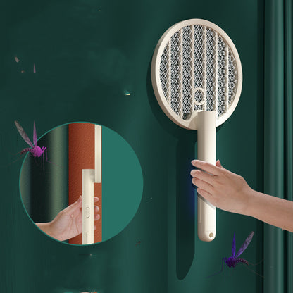 Four-in-one New Mosquito Killing Swatter Folding Home Charging
