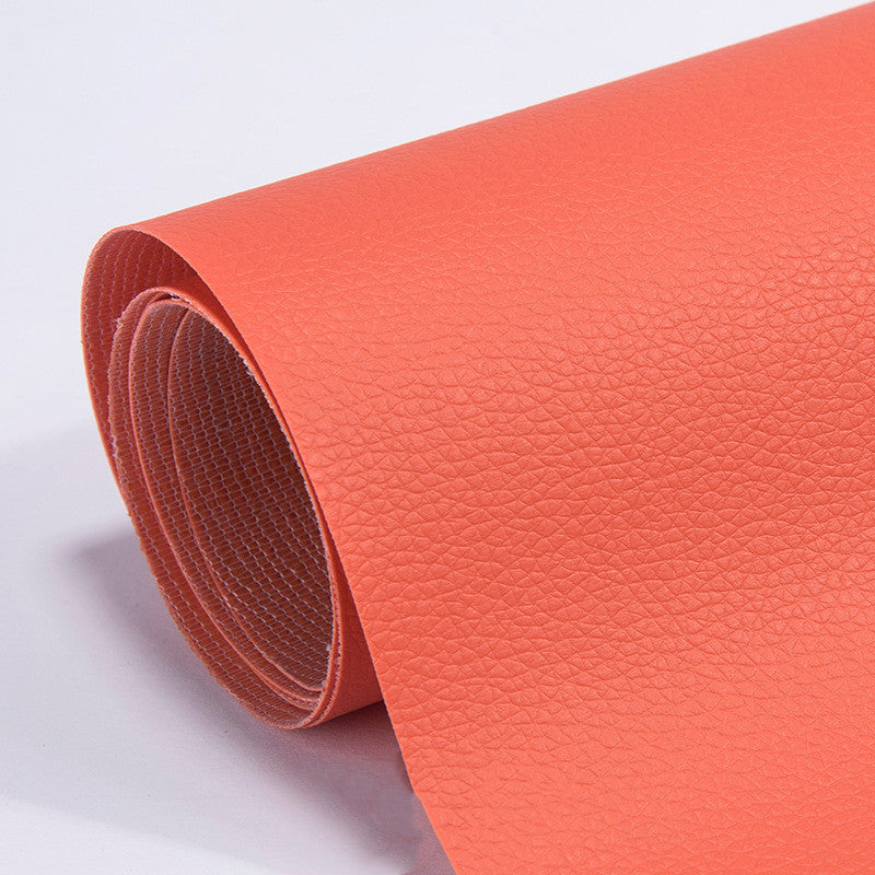 Self-adhesive Leather Fabric Soft And Hard Bag Pvc Artificial Leather Back Glue