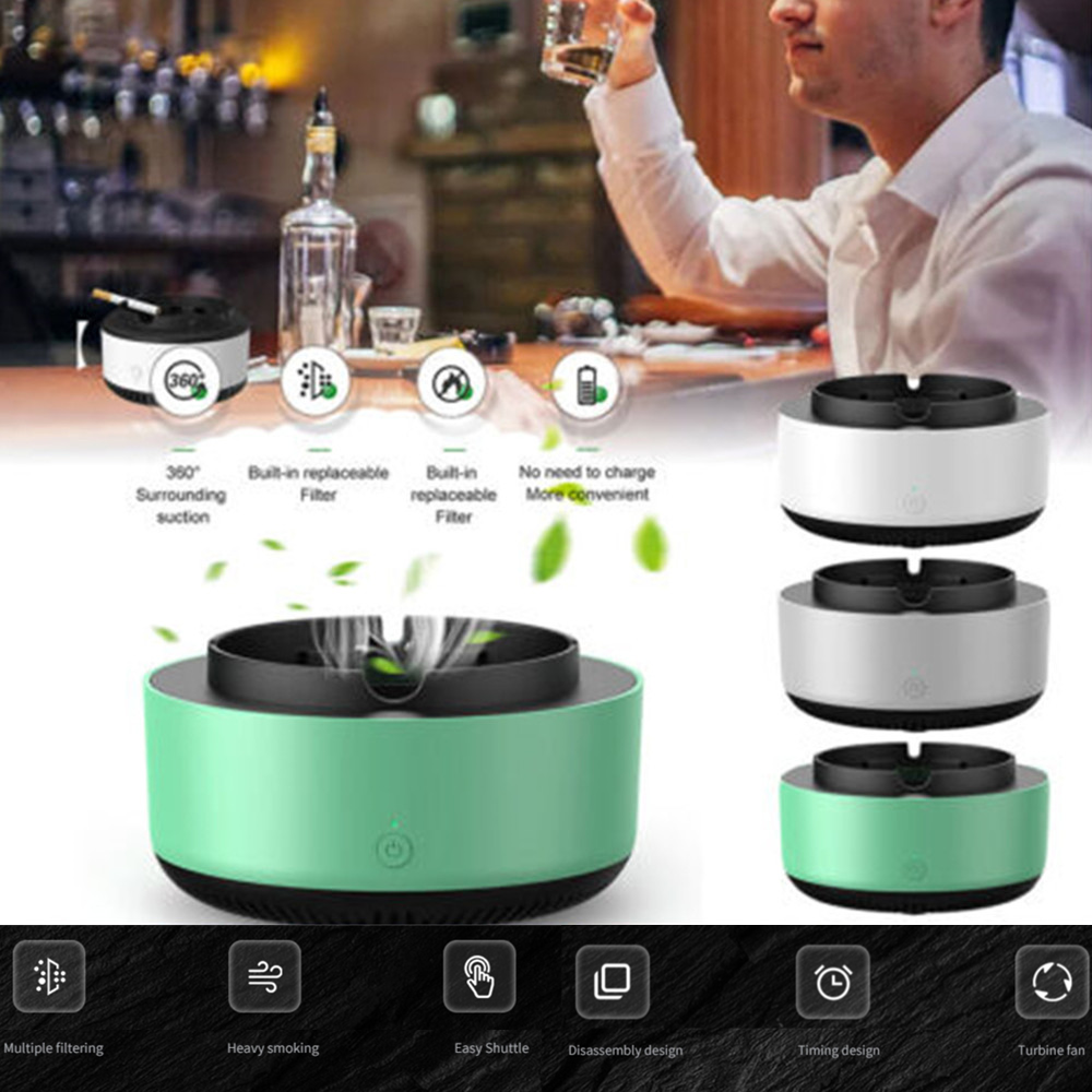 Smoke Elimination Air Purifier ashtray