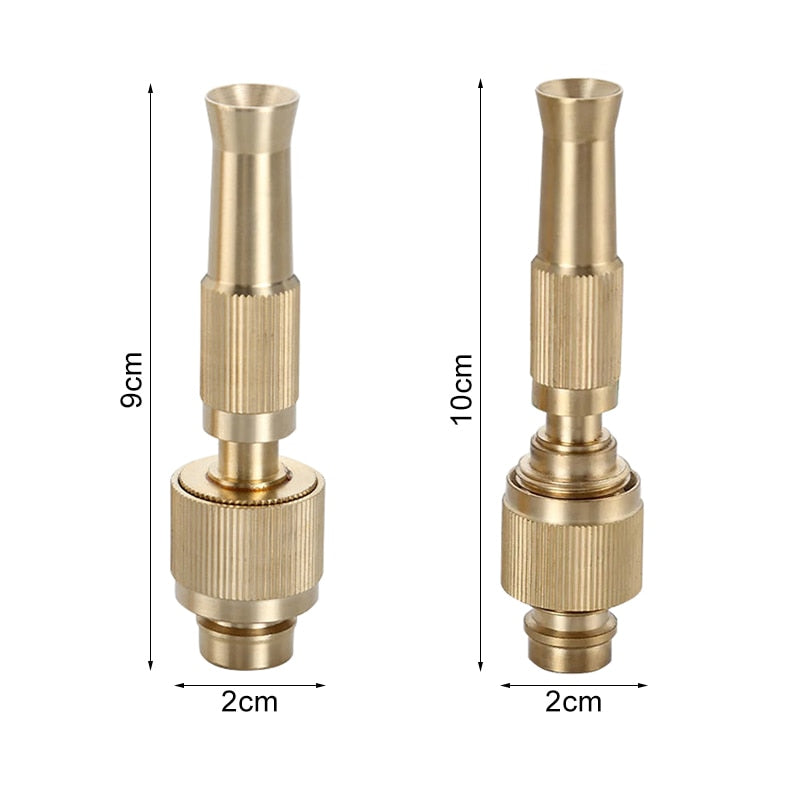 Water Jet High Pressure Adjustable Spray Nozzle High Pressure Car Washing Tap Connector Garden Jet Water Gun Cleaning Watering