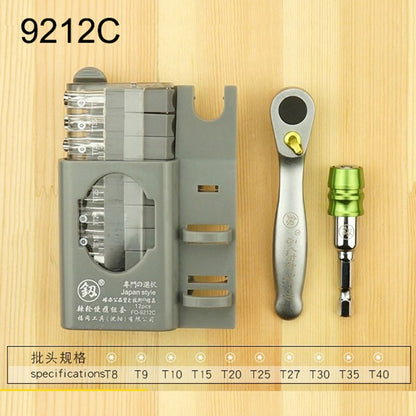 mini Ratchet wrench Screwdriver bit set Multifunctional Special shaped  slotted phillips screwdriver hand tools