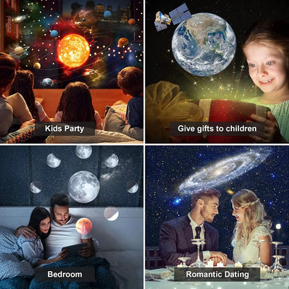 13 in 1 Star Projector, Night Light Galaxy Projector Starry Sky Projector 360° Rotate Planetarium Lamp For Kids Bedroom Deco ﻿