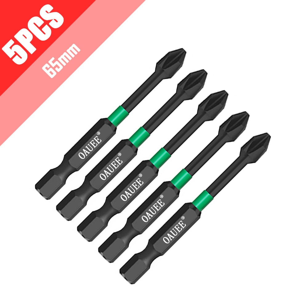 1/2/3/6pcs Magnetic Batch Head Impact Strong Cross High Hardness 25/50/65/70/90mm Anti Non-slip WaterProof PH2 Screwdriver Set