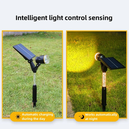 LED Solar Garden Lights Outdoor Waterproof Solar Powered Spotlights Courtyard Lawn Path Balcony Fence Decorative Sunlight Lamp