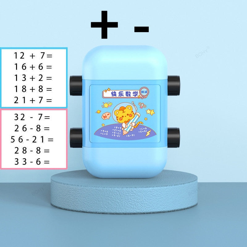 Teaching Stamp 2 in 1Fill In The Blank Roller Reusable Math Roller Stamp Design Digital Stamp Within 100 Math Practice