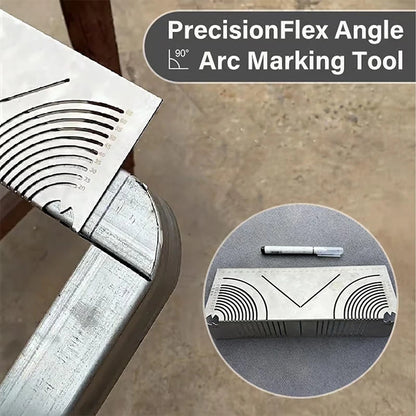 Angle and Arc Marking Tool Square Metal Pipe Marking Cutting Guide Household Building Furniture Rectification Marking Tool