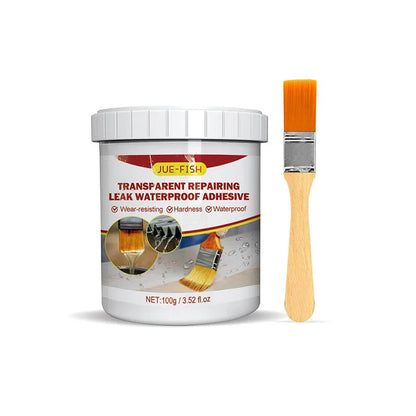 300/1200g Waterproof Coating Sealant Agent Transparent Invisible Paste Glue With Brush Adhesive Repair Home Roof Bathroom