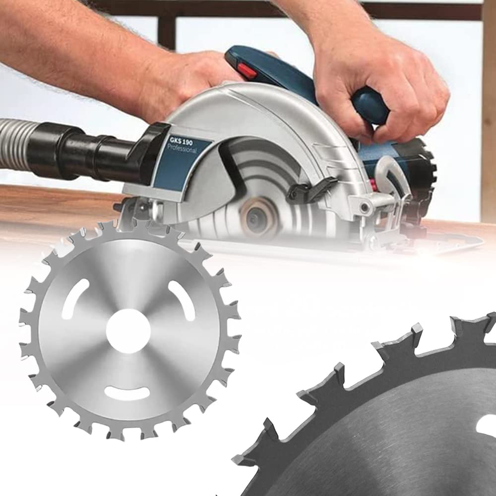 4Inch Alloy Woodworking Double Side Saw Blade Circular Cutting Disc Rotating Drilling Tool For Wood Plastic Aluminum And Steel