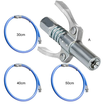 10000 PSI Grease Coupler Heavy-Duty Quick Release Grease Gun Coupler Two Press Easy To Push Grease Tool Coupler Accessories
