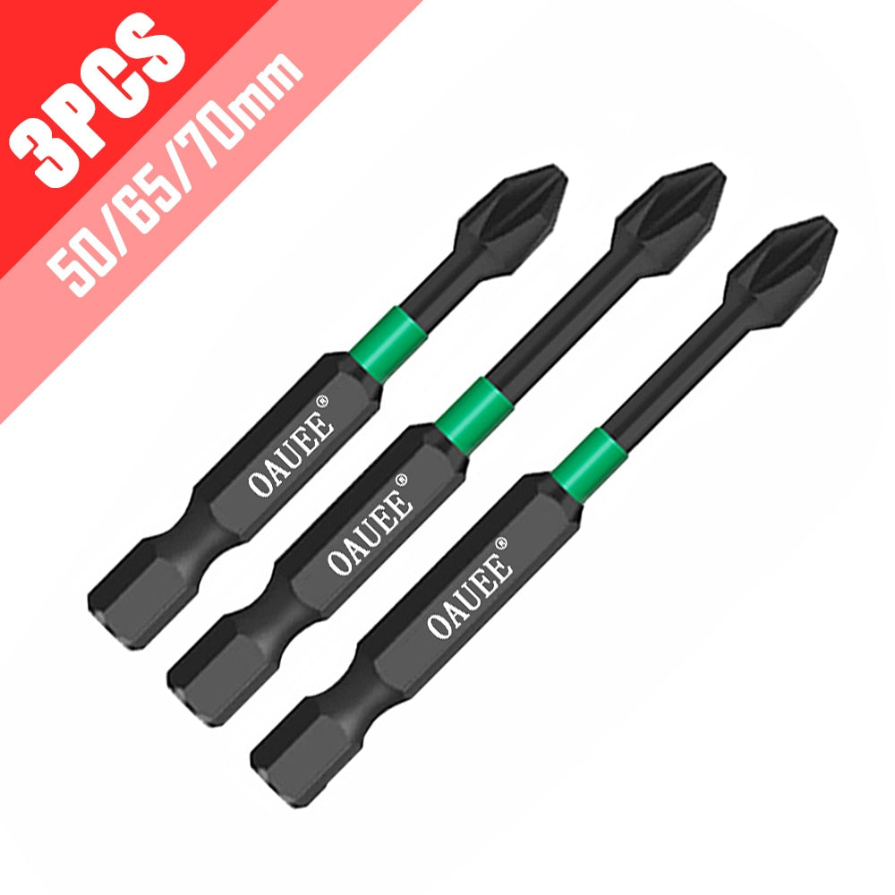 1/2/3/6pcs Magnetic Batch Head Impact Strong Cross High Hardness 25/50/65/70/90mm Anti Non-slip WaterProof PH2 Screwdriver Set