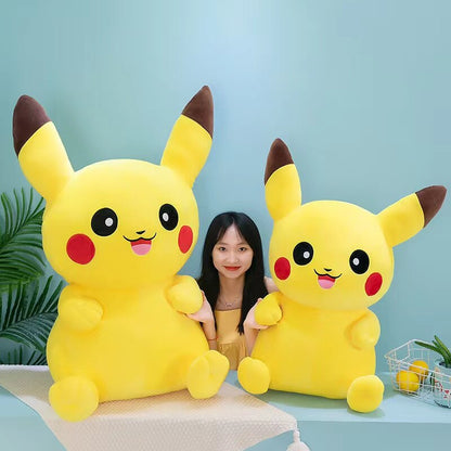 Pikachu Plush Pokemon Toys Kawaii Elf Plush Doll Japan Anime Soft Stuffed Cartoon Pikachu Doll Birthday Gift For Kids Girls