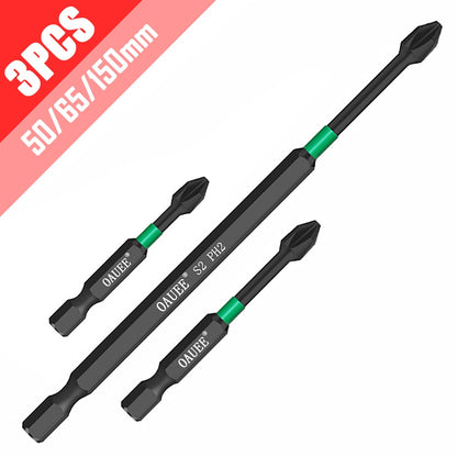 1/2/3/6pcs Magnetic Batch Head Impact Strong Cross High Hardness 25/50/65/70/90mm Anti Non-slip WaterProof PH2 Screwdriver Set