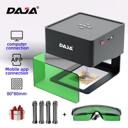 DAJA Laser Engraver CNC Diy DJ6 Laser Engraving Machine 3000mw Fast Mini Logo Mark Printer Cutter Woodworking Wood Plastic