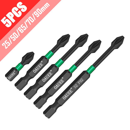 1/2/3/6pcs Magnetic Batch Head Impact Strong Cross High Hardness 25/50/65/70/90mm Anti Non-slip WaterProof PH2 Screwdriver Set