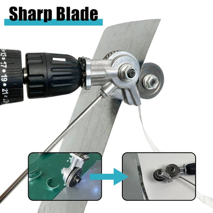 Electric Drill Convert Shears Plate Cutter Metal Sheet Cutter Tool Free Cutting Tool Nibbler Sheet Metal Cut Electric Scissor