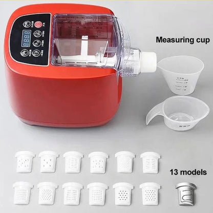 Electric Pasta Maker Noodles Dumpling Pasta Press Dough Mixer Automatic Spaghetti Macaroni Making Vegetable Noodle Machine