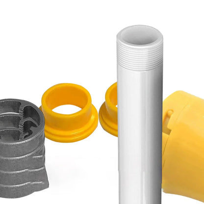 PVC Pipe Threader Kit With 1/2Inch 3/4 Inch 1 Inch Dies Pipe Threader Pipe Round Die With Buckle Suitable For PVC Plastic Pipes