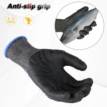 TPE 330 Mechanical Gloves back of hand Anti-smash palm non-slip Strong grip application widely rescue damping protective gloves