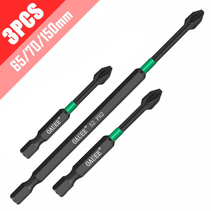 1/2/3/6pcs Magnetic Batch Head Impact Strong Cross High Hardness 25/50/65/70/90mm Anti Non-slip WaterProof PH2 Screwdriver Set