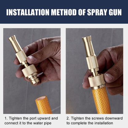 Water Jet High Pressure Adjustable Spray Nozzle High Pressure Car Washing Tap Connector Garden Jet Water Gun Cleaning Watering