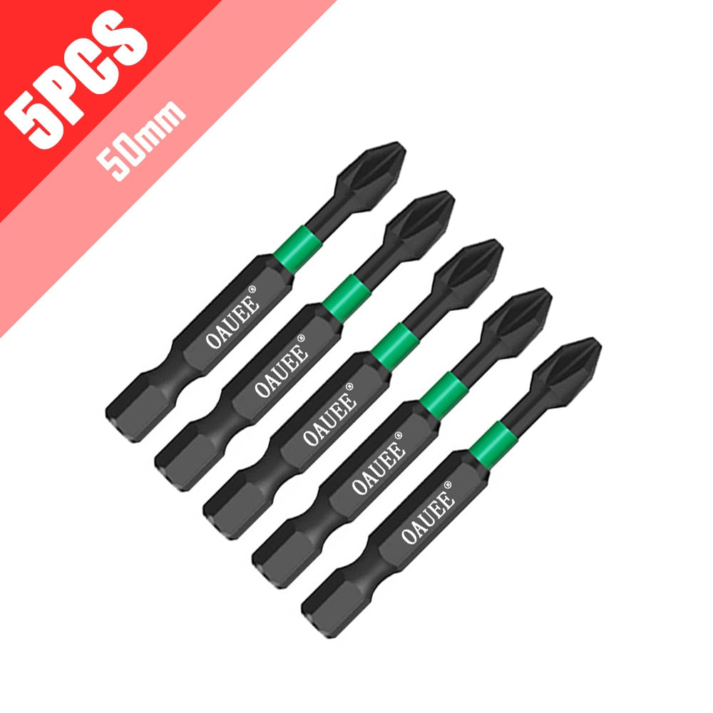 1/2/3/6pcs Magnetic Batch Head Impact Strong Cross High Hardness 25/50/65/70/90mm Anti Non-slip WaterProof PH2 Screwdriver Set