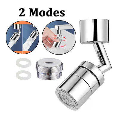 3 Mode Shower Head Kitchen Tap 360° Rotatable Kitchen Flush High-Pressure W/ Faucet Sprayer Tap Replacement Kitchen Button K7C0