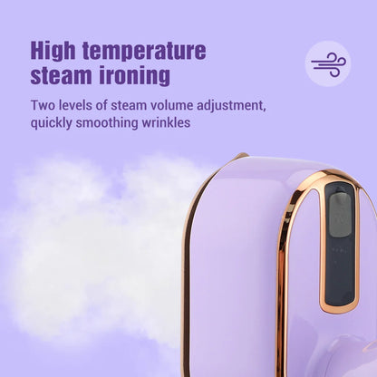 Micro Steam Iron, Travel Steamer for Clothes Portable Mini Steam Iron, 970W Handheld Steamer Dry and Wet Ironing for Home,Travel