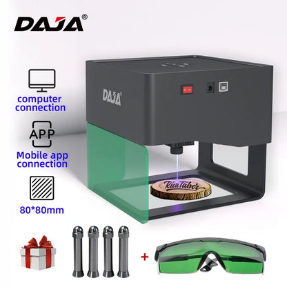 DAJA Laser Engraver CNC Diy DJ6 Laser Engraving Machine 3000mw Fast Mini Logo Mark Printer Cutter Woodworking Wood Plastic