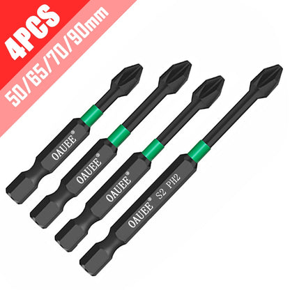 1/2/3/6pcs Magnetic Batch Head Impact Strong Cross High Hardness 25/50/65/70/90mm Anti Non-slip WaterProof PH2 Screwdriver Set