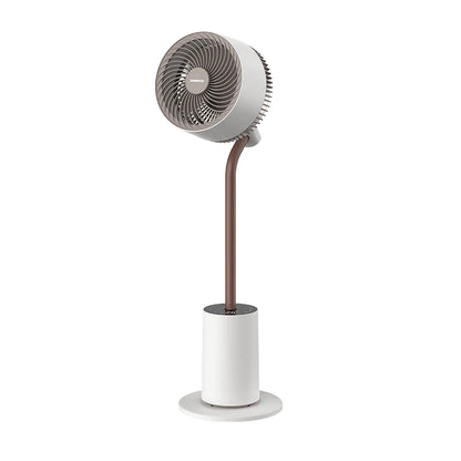 Desk Fan Air Circulator New Household Shaking Head Air Conditioner Fan Natural Wind Light Sound Turbine Ground Fan  Cooling Fan