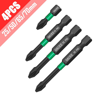 1/2/3/6pcs Magnetic Batch Head Impact Strong Cross High Hardness 25/50/65/70/90mm Anti Non-slip WaterProof PH2 Screwdriver Set