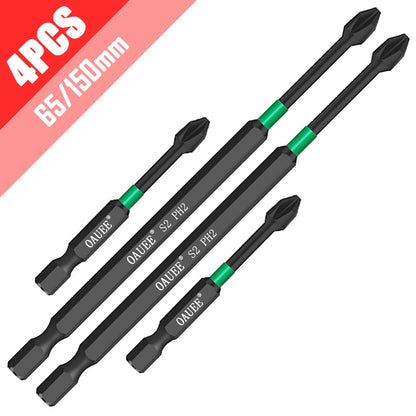 1/2/3/6pcs Magnetic Batch Head Impact Strong Cross High Hardness 25/50/65/70/90mm Anti Non-slip WaterProof PH2 Screwdriver Set