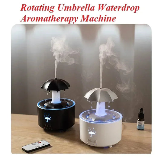 Rotating Umbrella Waterdrop Aromatherapy Machine