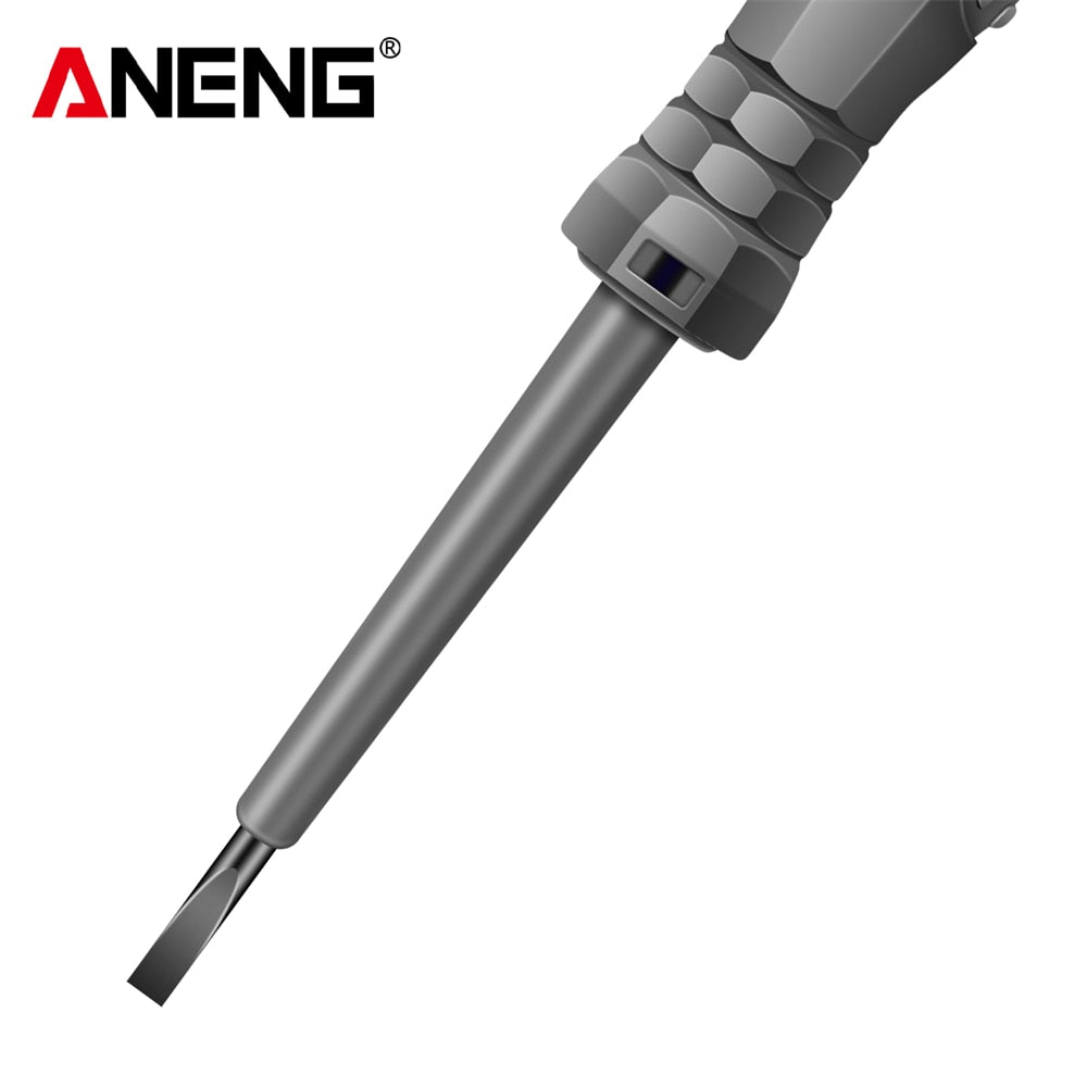 ANENG B04 Slotted/Phillips Screwdriver Neon Bulb Indicator Detector Non-Contact Insulated Electrician Pocket Tester Pen Tools