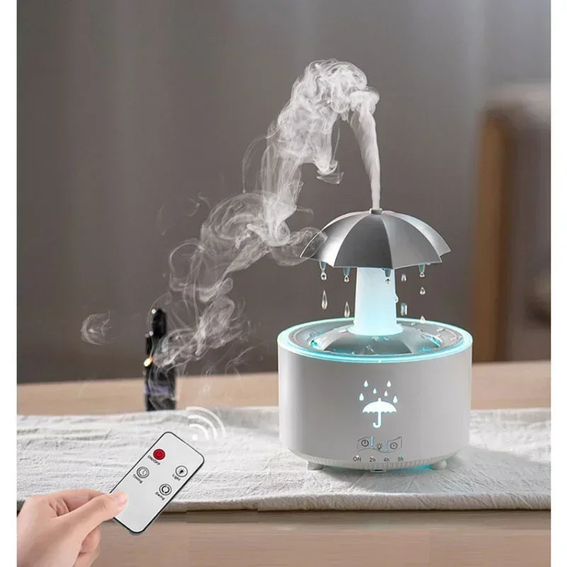 Rotating Umbrella Waterdrop Aromatherapy Machine