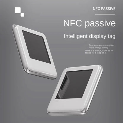 NFC Function Keyring 1.54-inch Three Color Display Screen Image Wireless Transmission Keychain Ink Screen