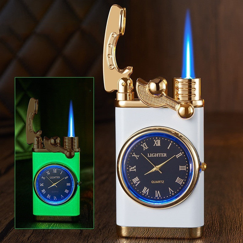 Creative Straight Metal Watch Lighter