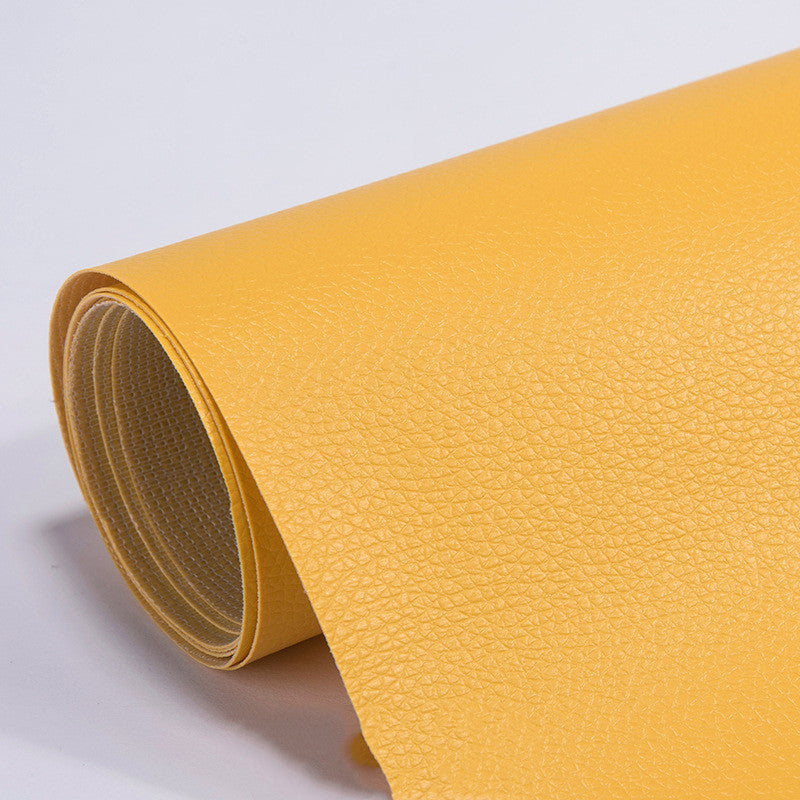 Self-adhesive Leather Fabric Soft And Hard Bag Pvc Artificial Leather Back Glue