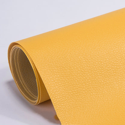 Self-adhesive Leather Fabric Soft And Hard Bag Pvc Artificial Leather Back Glue