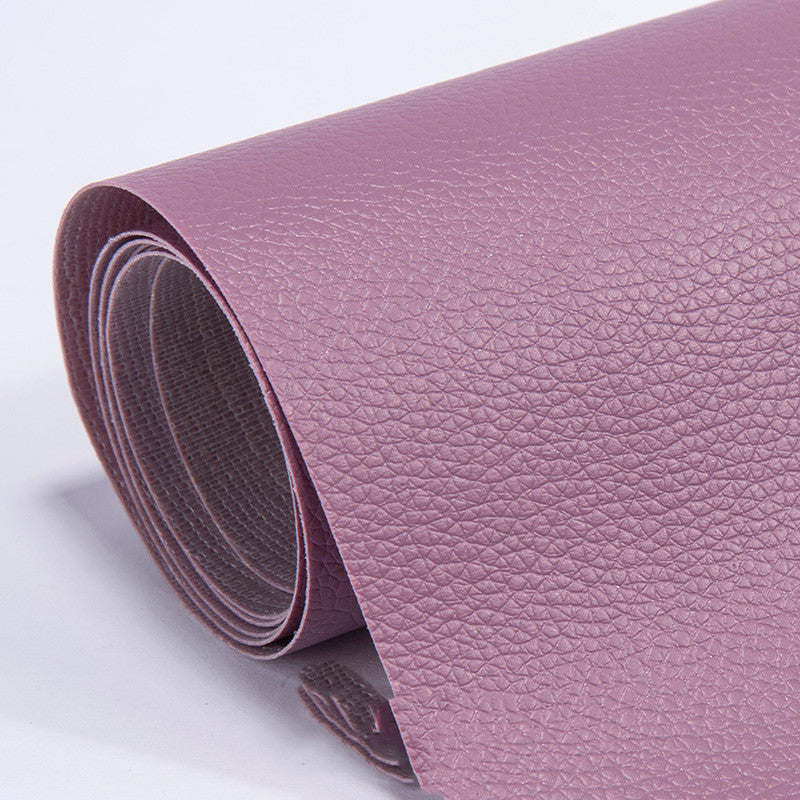 Self-adhesive Leather Fabric Soft And Hard Bag Pvc Artificial Leather Back Glue