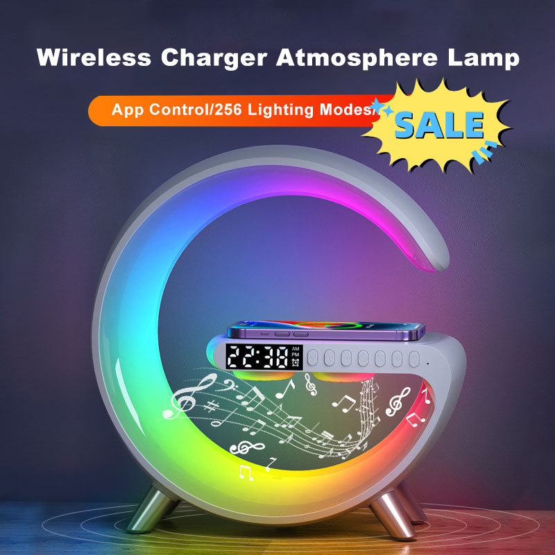 2023 New Intelligent LED Lamp Bluetooth Speake Wireless Charger