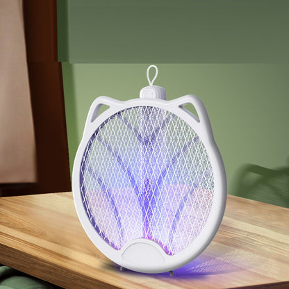 Foldable Four-in-one Household Multifunctional Electric Mosquito Swatter